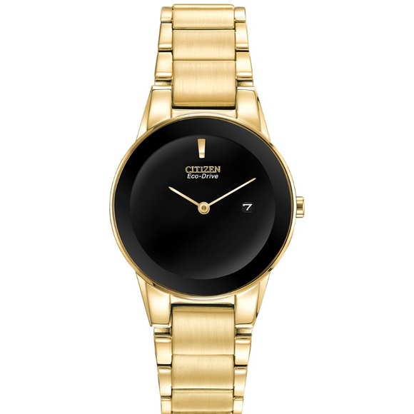Citizen Accessories - Women’s Citizen Eco-Drive Axiom Gold Tone Watch